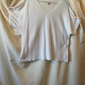 Eileen Fisher light white sweater - large.